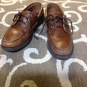 G.H. Bass & Co. Brown Leather Boat Shoes